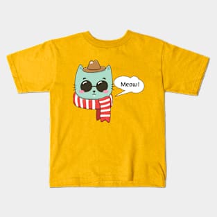 Cute cat Kids T-Shirt